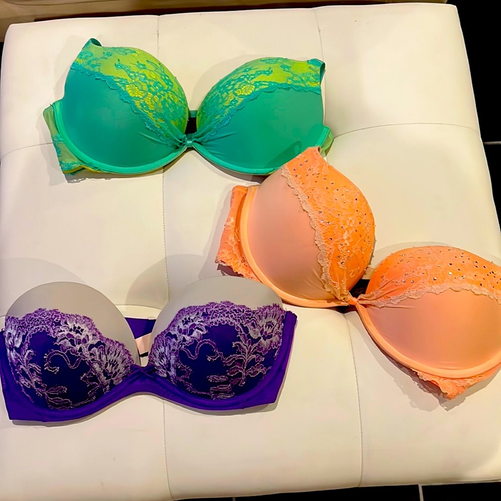 3 Victoria Secret Bras